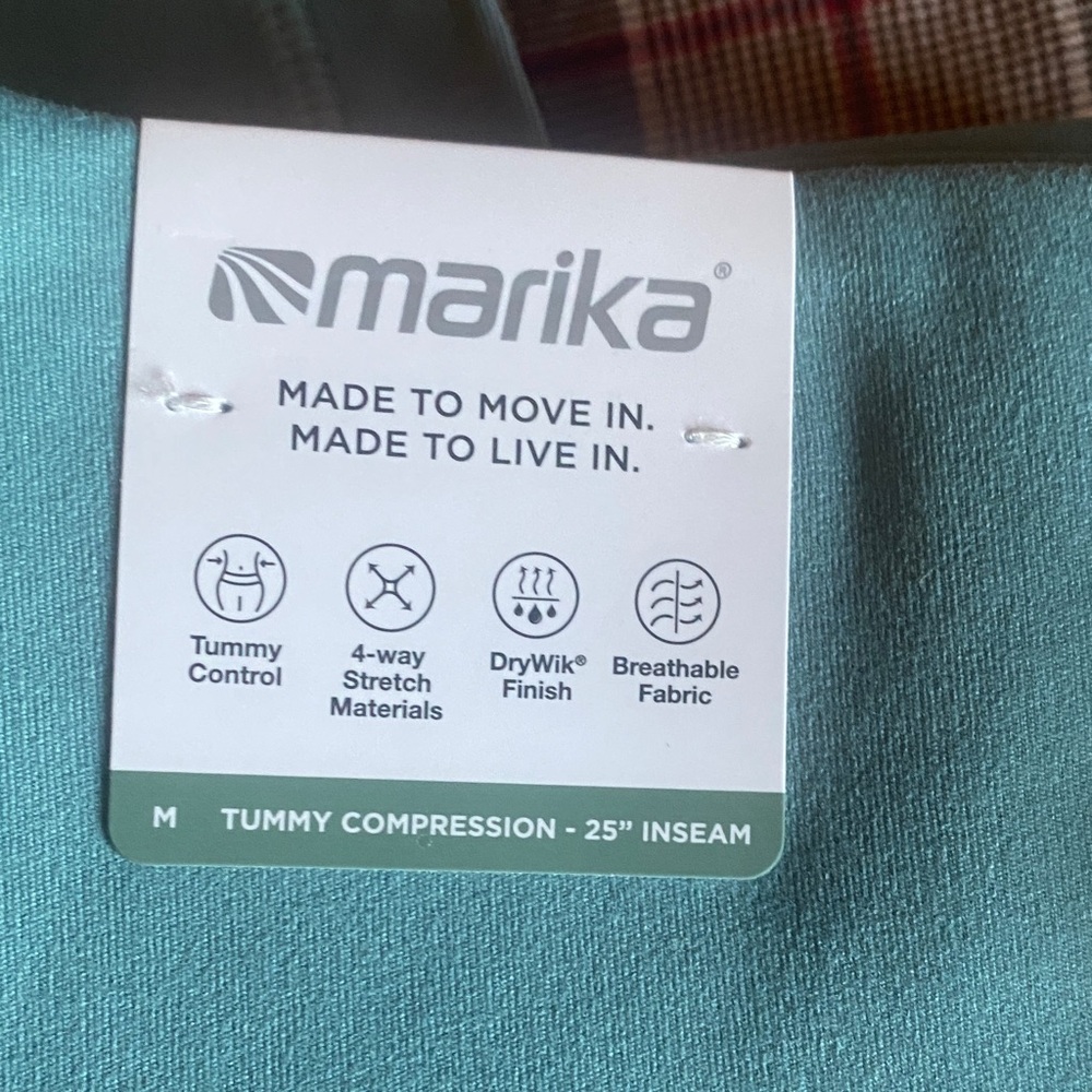 Marika Teal Athletic Leggings med - Picture 6 of 10